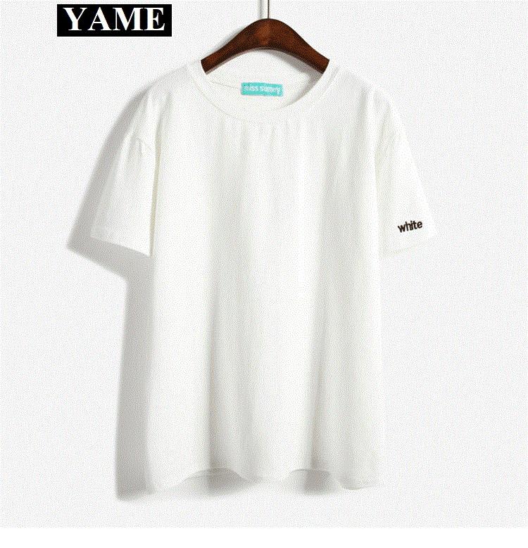 Áo Thun Nữ Mẫu Mới 2017 YAME AN230W White