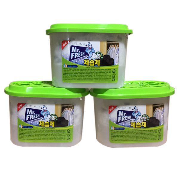 Bộ 3 hộp hút ẩm than hoạt tính khử mùi Mr.Fresh Hàn quốc PNS345