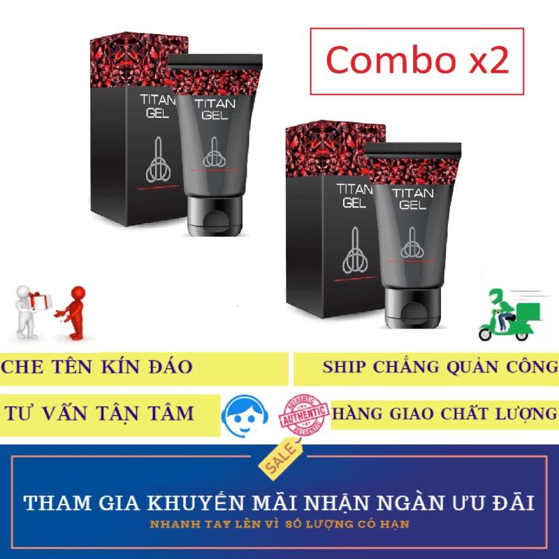 Combo x2 hộp gel Sản phẩm Titan-Nga cao cấp (50ml) nhập khẩu