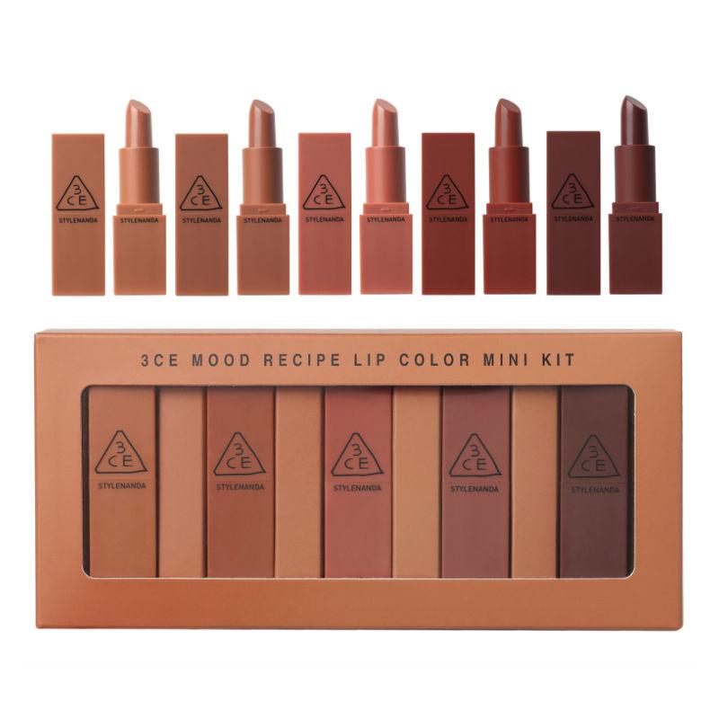 Gift Set Son 3CE Mood Recipe Lip Color Mini Kit 1,3g x 5