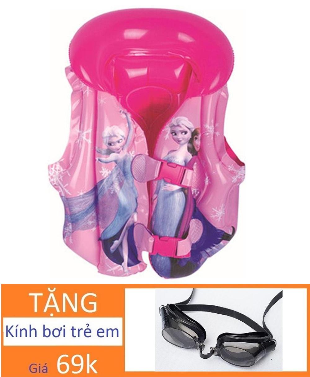 Áo phao bơi đỡ cổ Công Chúa tặng Kính bơi