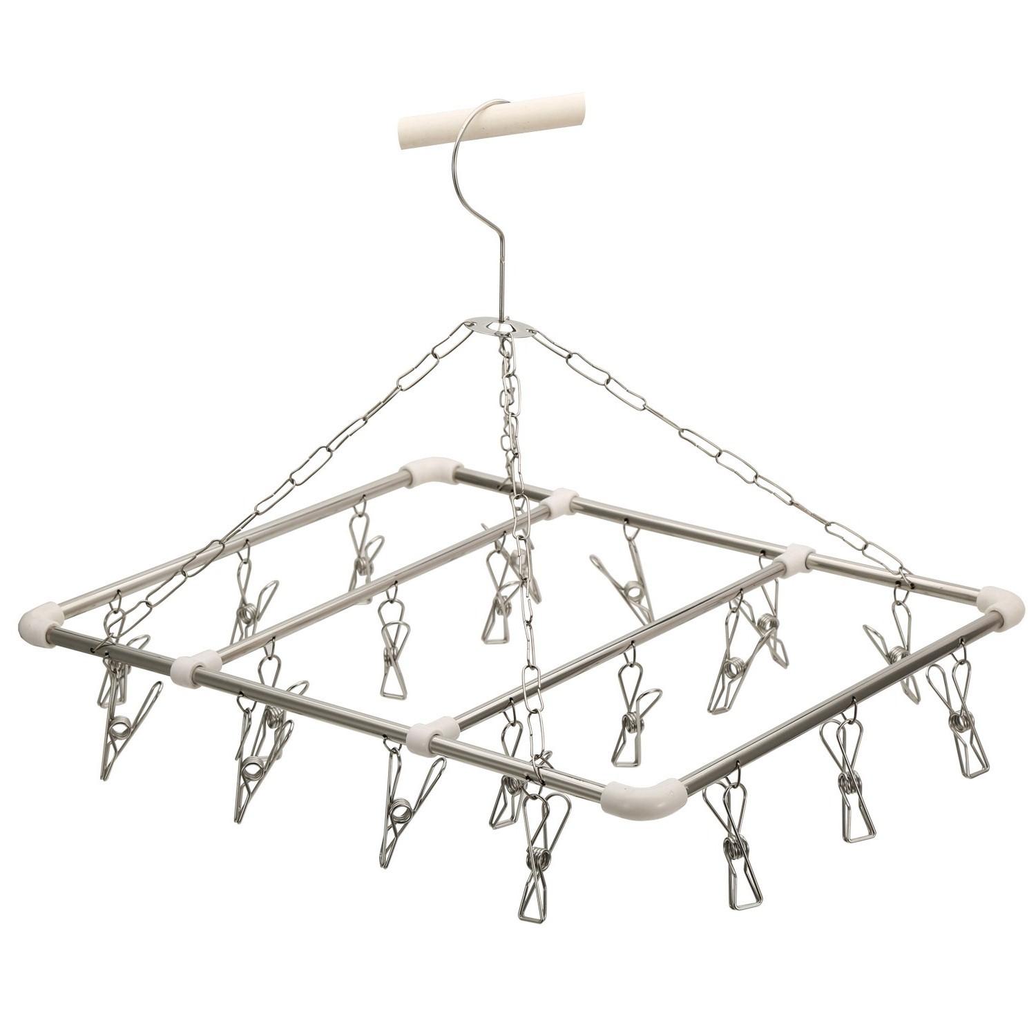 Móc treo quần áo trẻ em 20 kẹp inox 304 Goda - GD-131