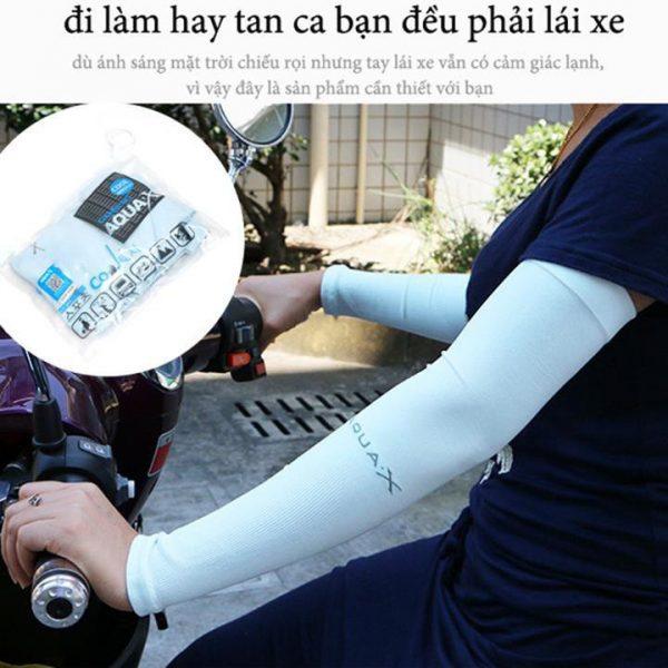 Bao tay dạng ống chống nắng