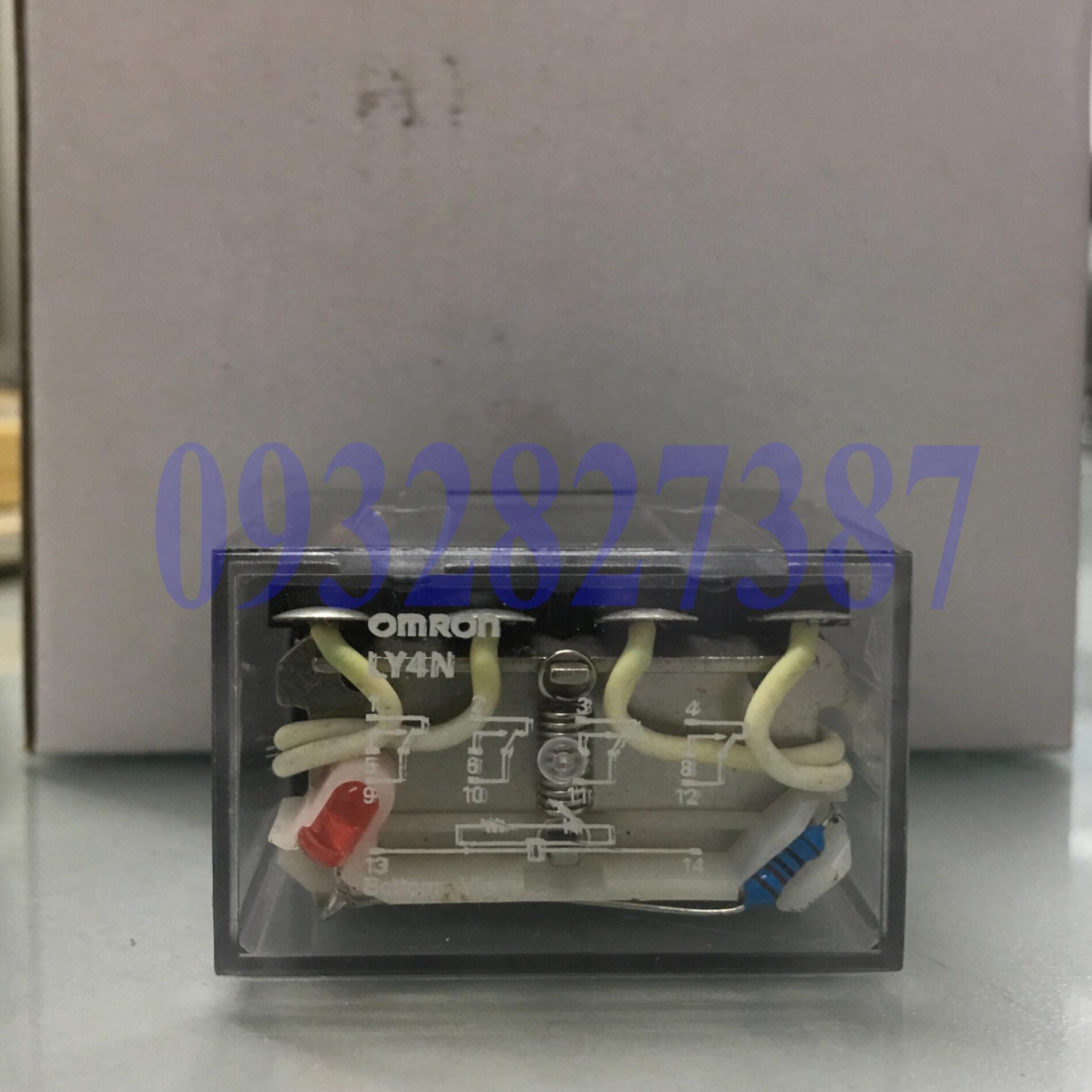 Relay trung gian omron ly4n - 24vdc