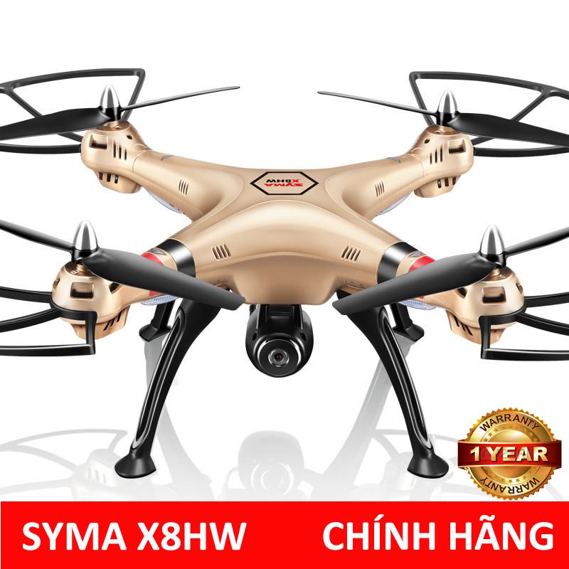 Máy bay điều khiển từ xa syma x8hw camera full hd fpv tự giữ độ cao, tự động bay về - tặng thẻ nhớ 4g