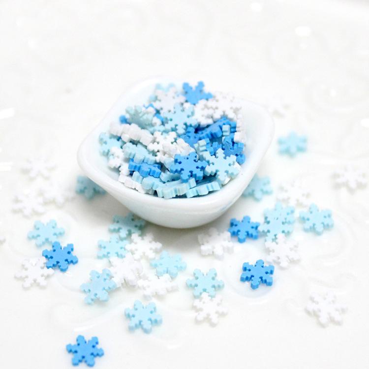 50g cốm trộn trang trí slime - cốm bông tuyết