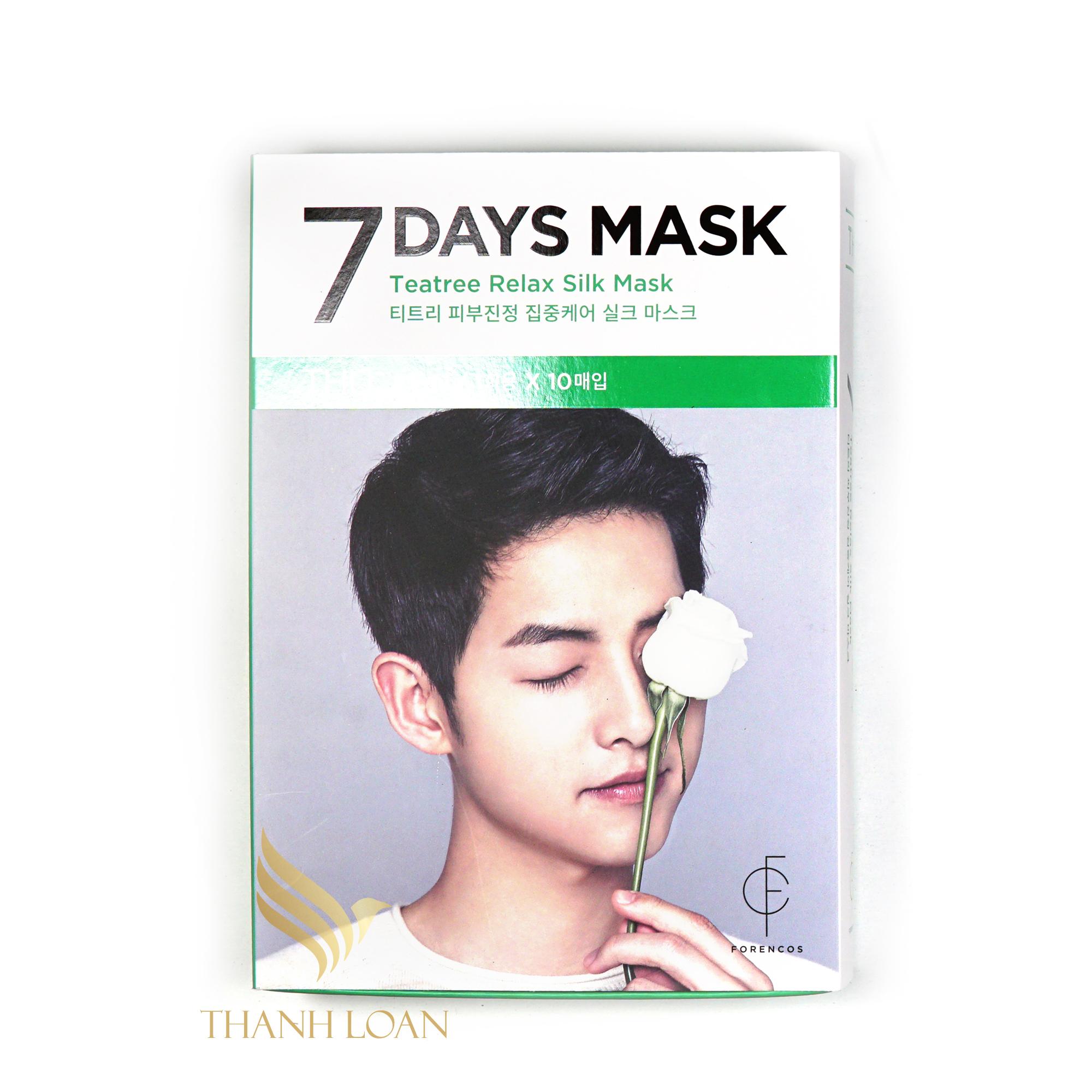 1 mặt nạ forencos 7 days mask ft song joong ki - thursday - thanh loan