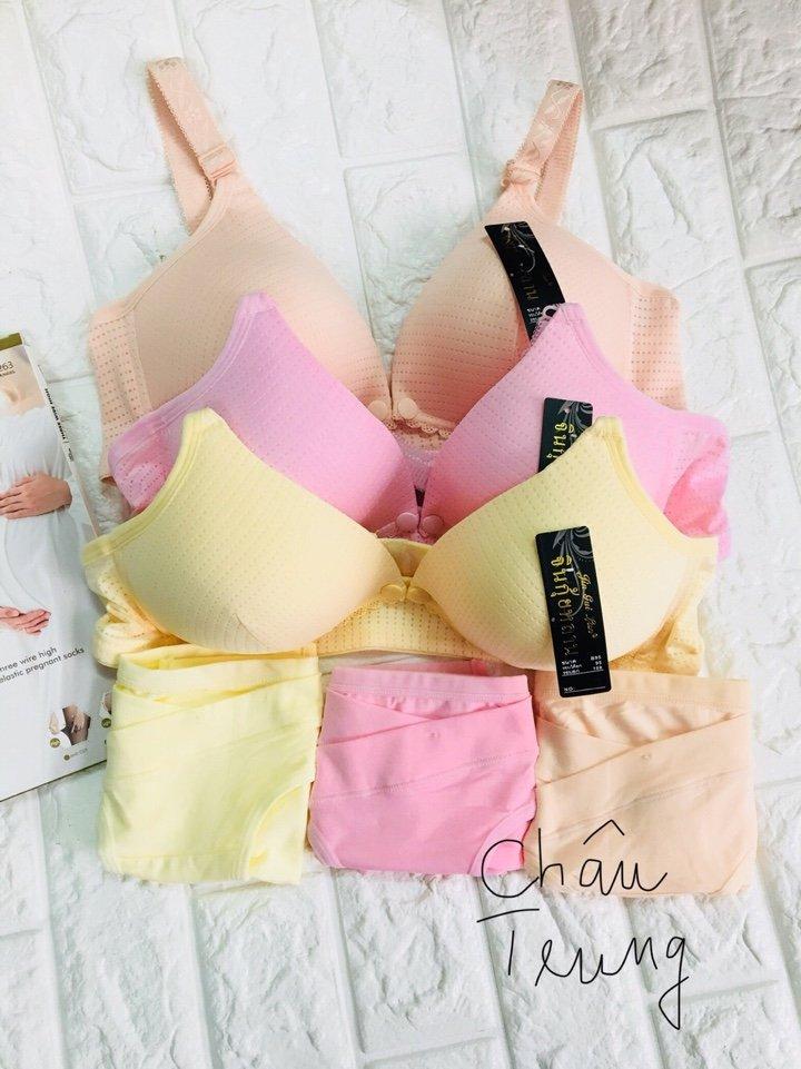 Combo 2 bộ áo lót và quần lót bầu thông hơi Thái