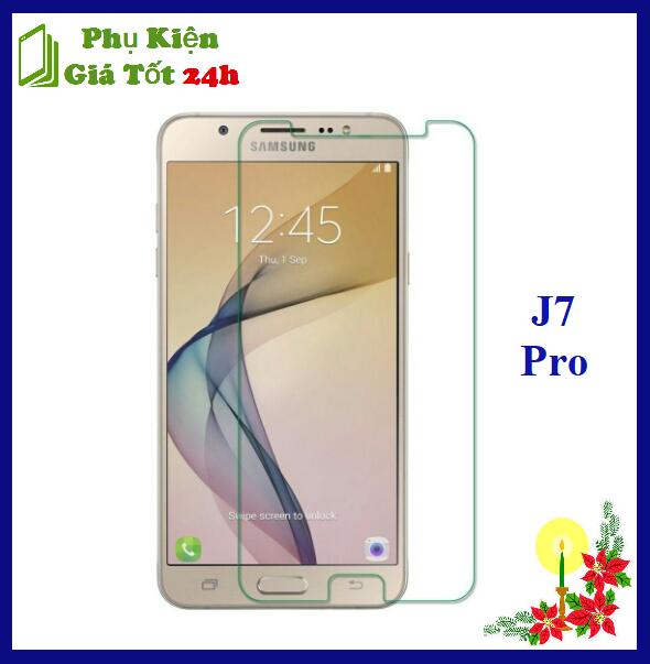 Miếng Dán Cường Lực - Kính Cường Lực Samsung J7 Pro [Phụ Kiện Giá Tốt 24H]