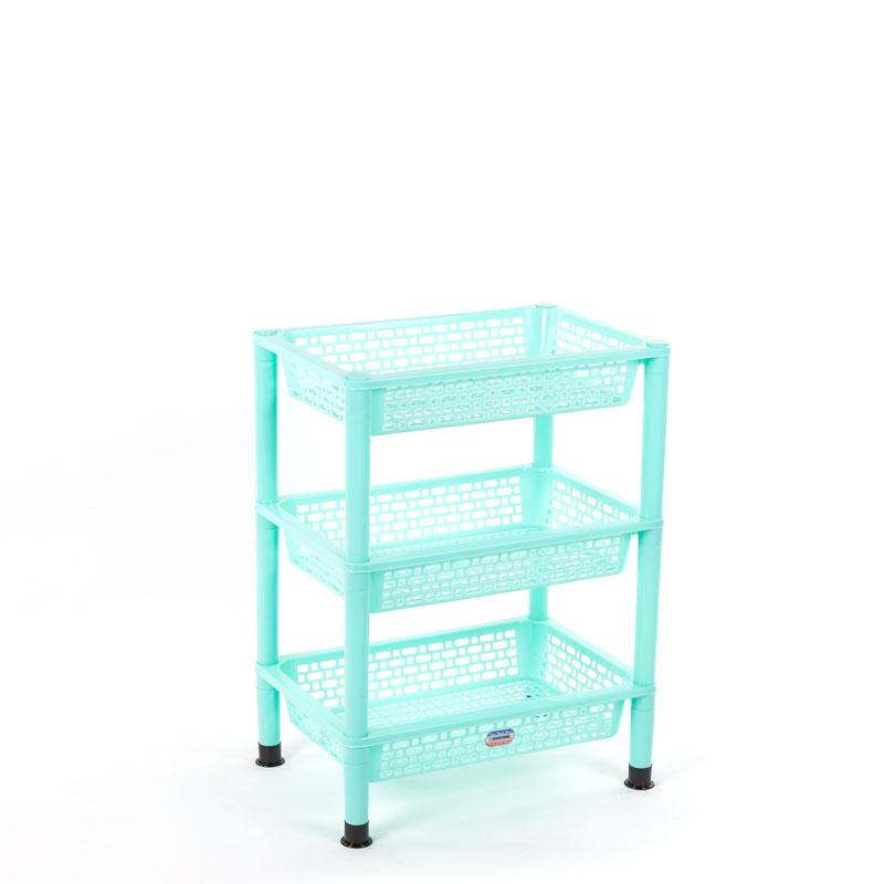 Kệ chén lỡ 3 tầng cao cấp duy tân - màu ngẫu nhiên 45 x 31 x 59 cm