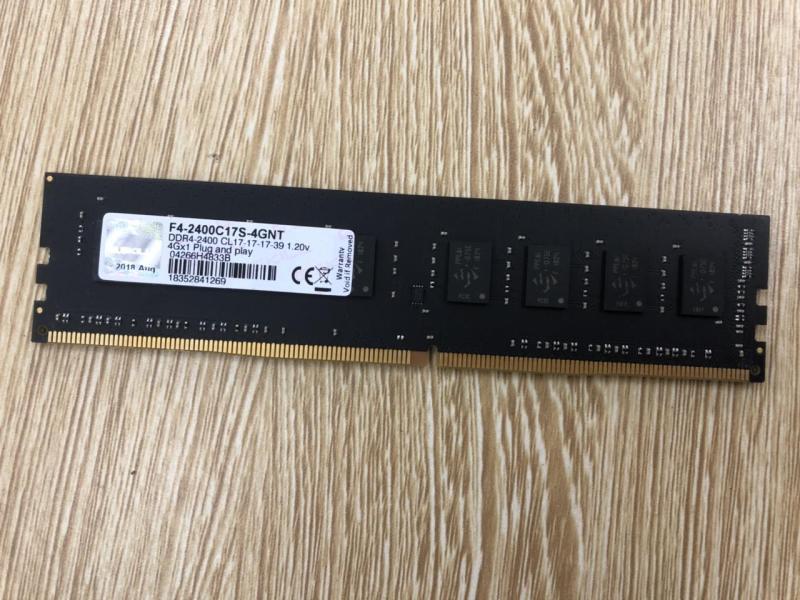 Bảng giá RAM DDR4 Gskill 4G/2400 (Mã F4-2400C17S-4GNT) Phong Vũ