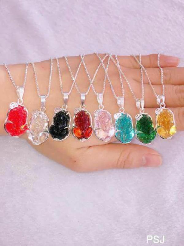 Vòng cổ bạc ta bọc tì hưu