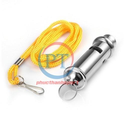 Còi thể thao Inox đầu tròn