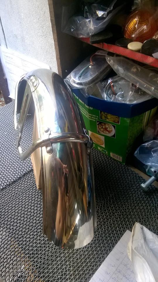 Dè trước sau bằng inox cho honda 68