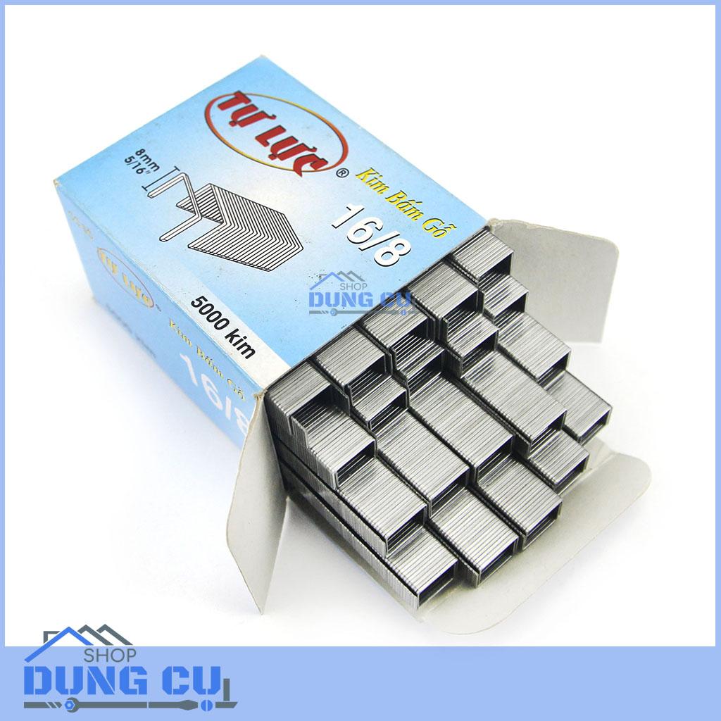 Ghim bấm gỗ cỡ 16/8 với 5000 ghim dùng cho kìm bấm ghim