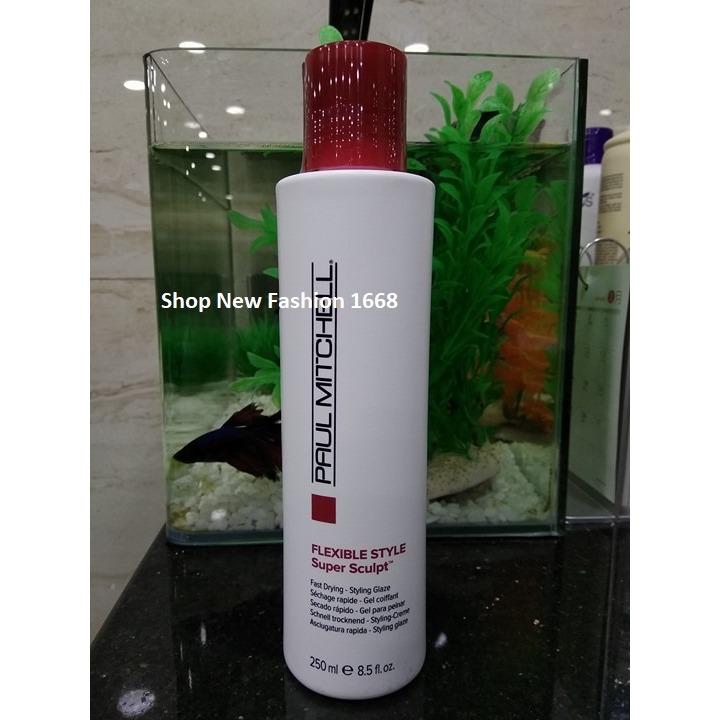 Gel tạo kiểu tóc mùi táo 250ml super sculpt paul mitchell