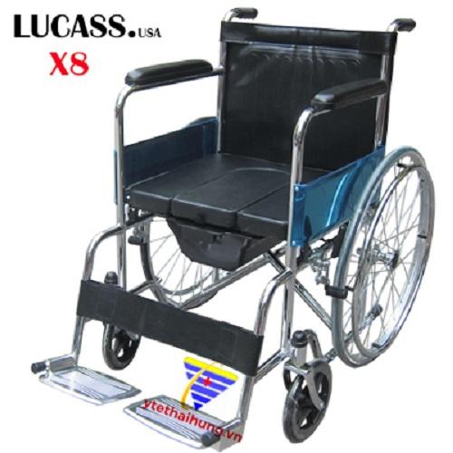 Xe Lăn Có Bô Vệ Sinh Cao Cấp Lucass