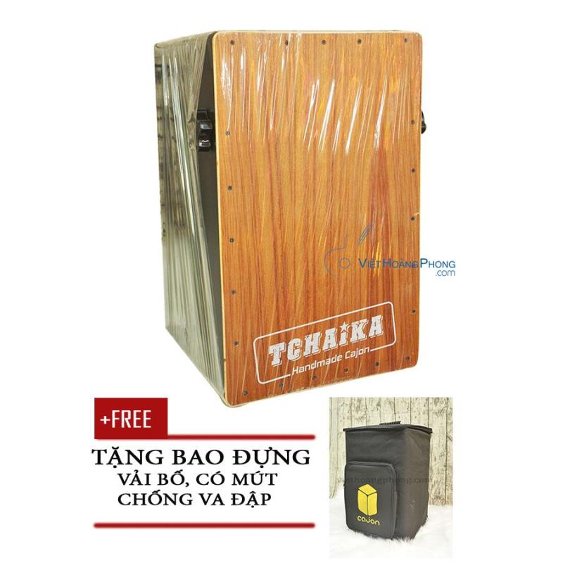 Trống Cajon Handmade Thái Lan TCHAIKA giá rẻ có Snare + Bao đựng trống - Việt Hoàng Phong