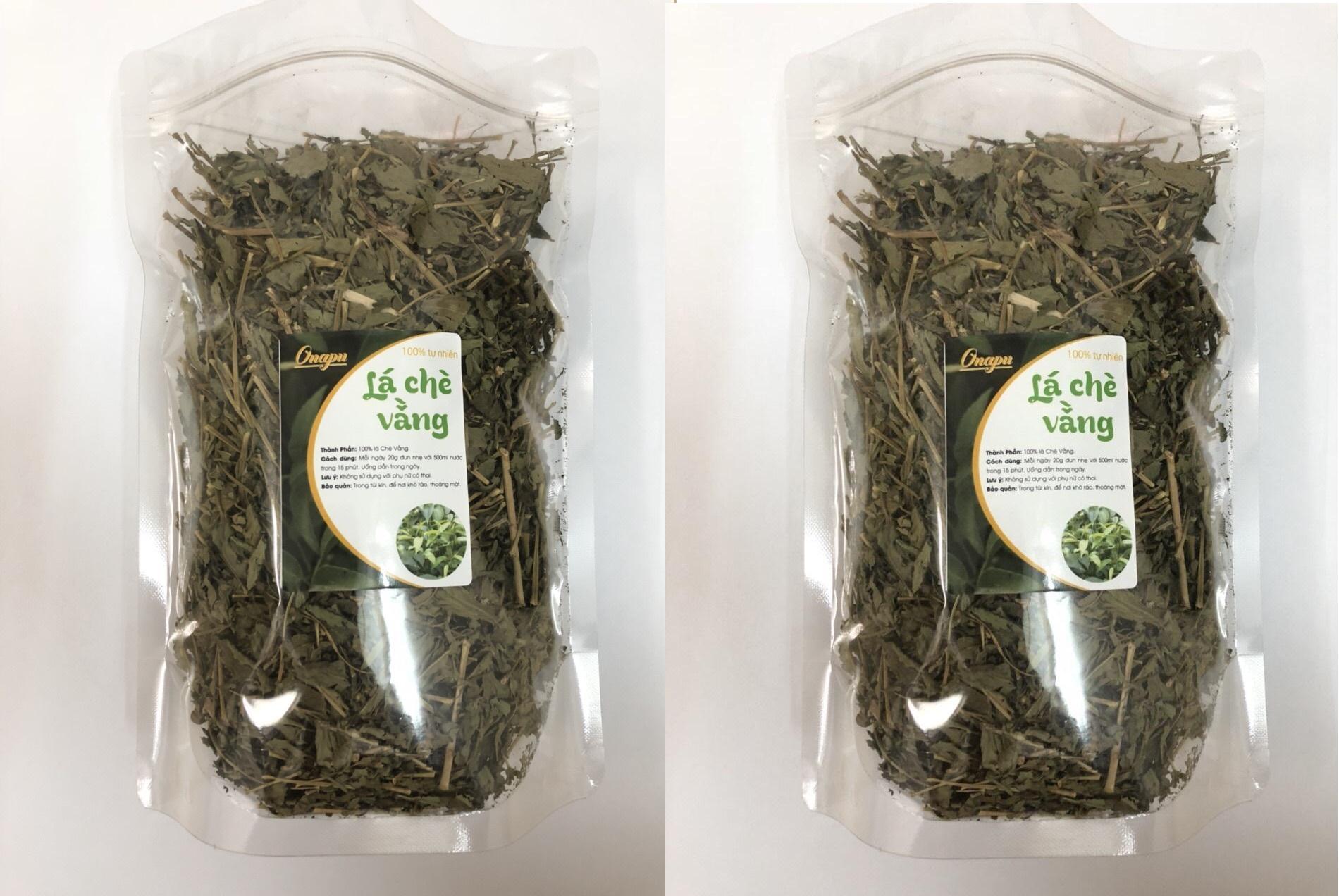 [HCM]Bộ 2 Gói Lá chè vằng 100% tự nhiên giúp lợi sữa giảm cân 150gr