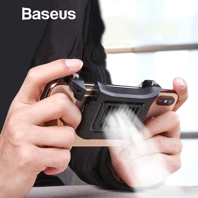 Tay cầm game thương hiệu Baseus có quạt tản nhiệt tích điện pin 500mAh