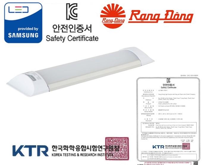 Đèn LED bán nguyệt Rạng Đông 9W 30 cm, Chứng nhận KC Korea, ChipLED Samsung