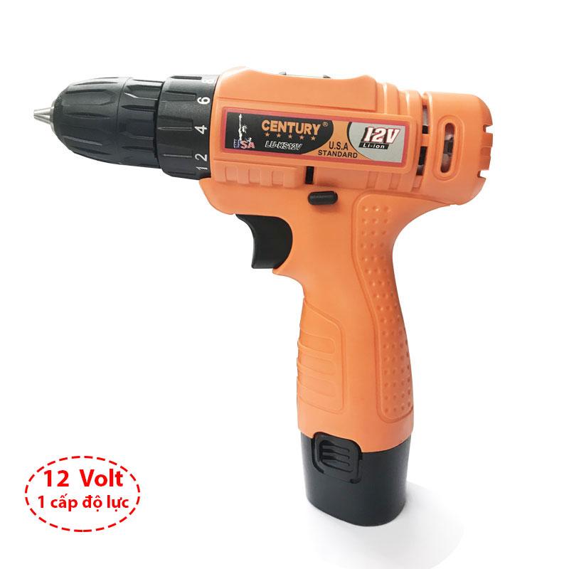Máy khoan bắt vít dùng pin sạc 12v century - lu-ks12v