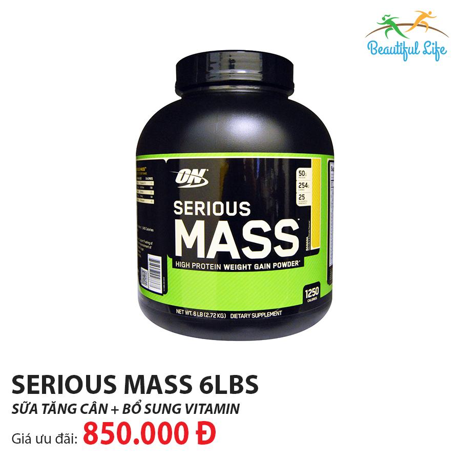 Sữa tăng cân Optimum Nutrition Serious Mass 6LBS