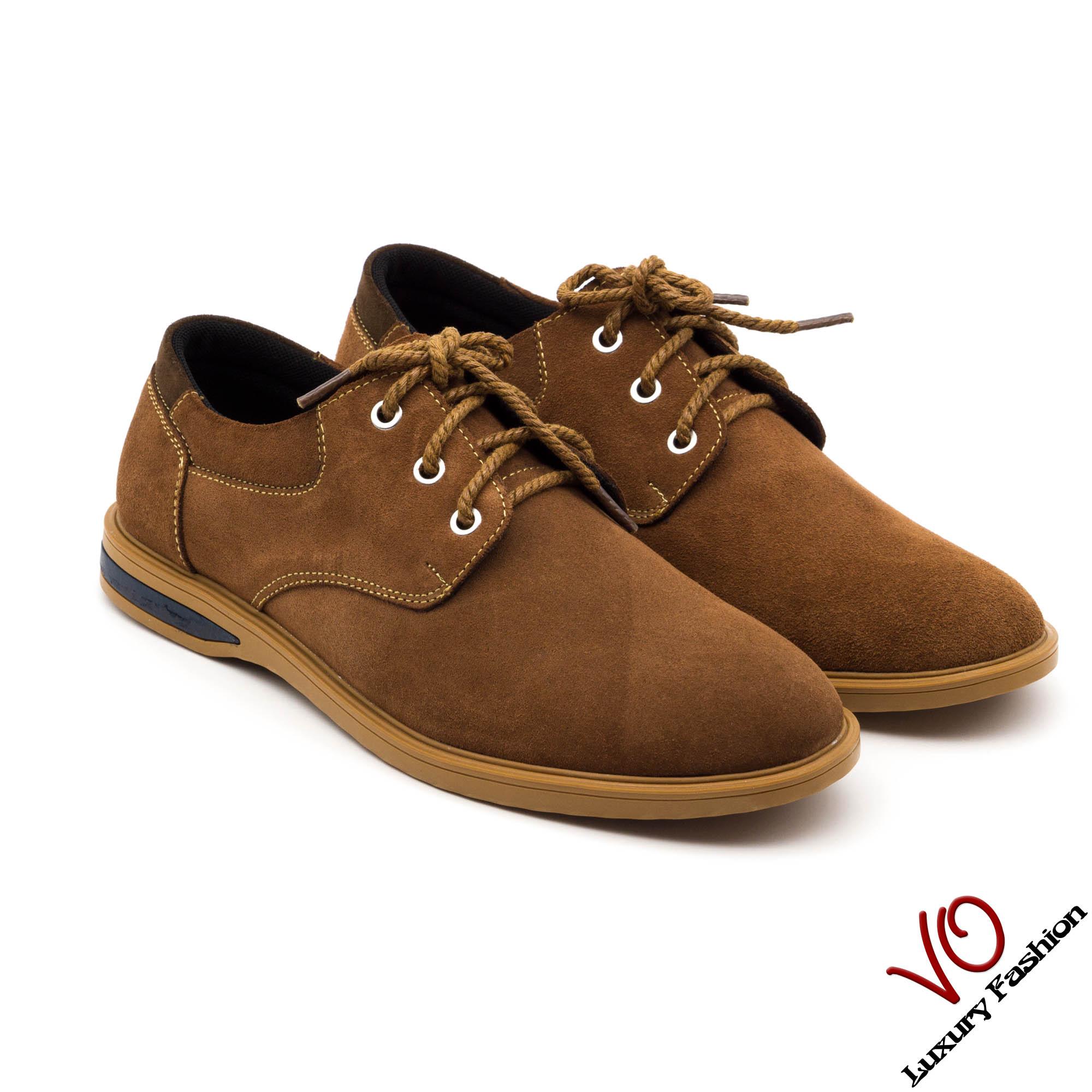 Giày da bò màu vàng bò : Giày VO VP09 3459