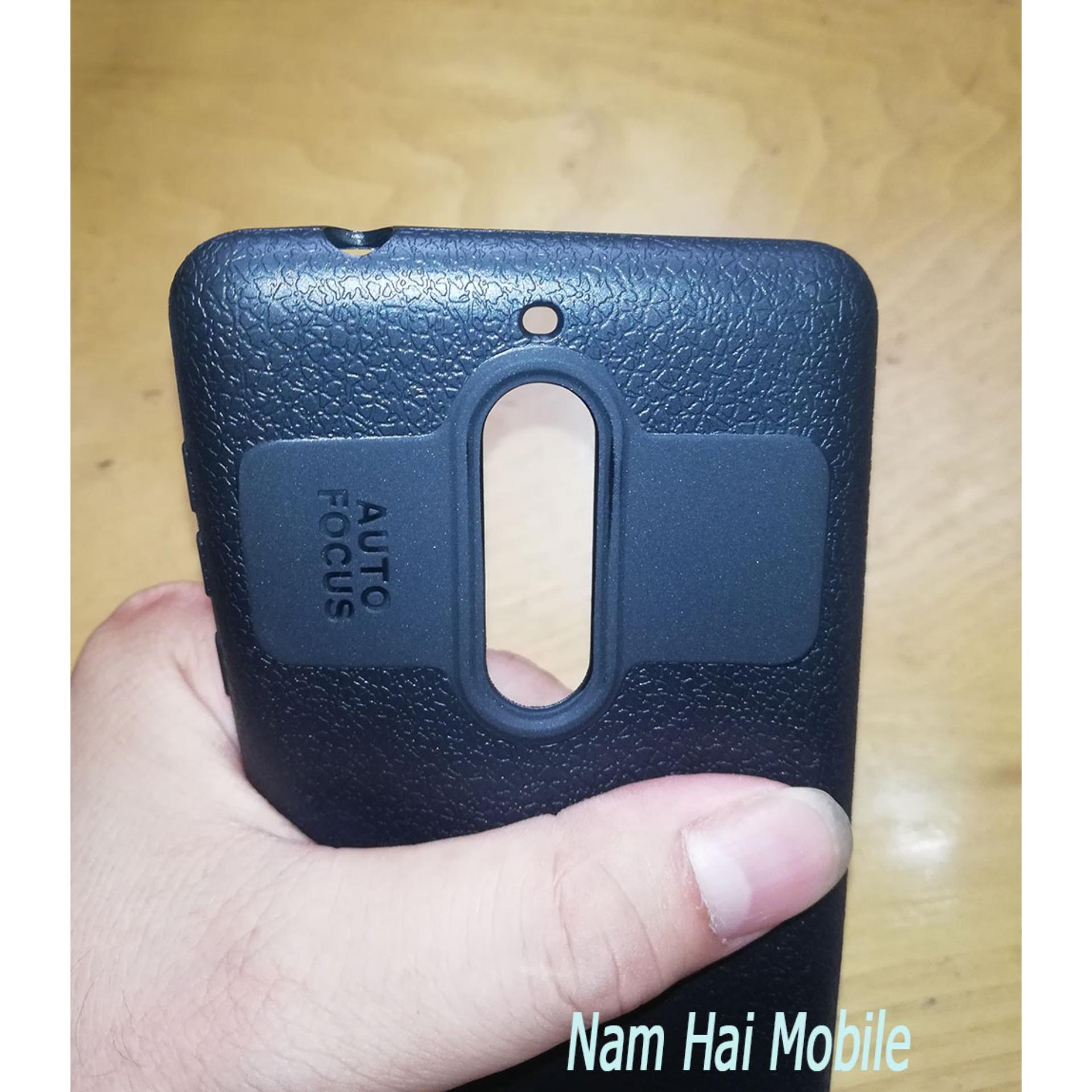 Nokia 5 ốp lưng silicon vân da,tặng kính cường lực