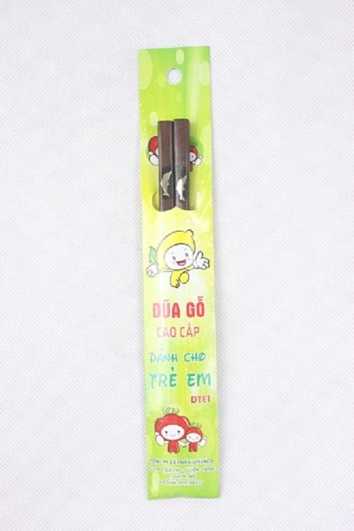 Đũa gỗ trắc đen cao cấp dành cho trẻ em DTE1