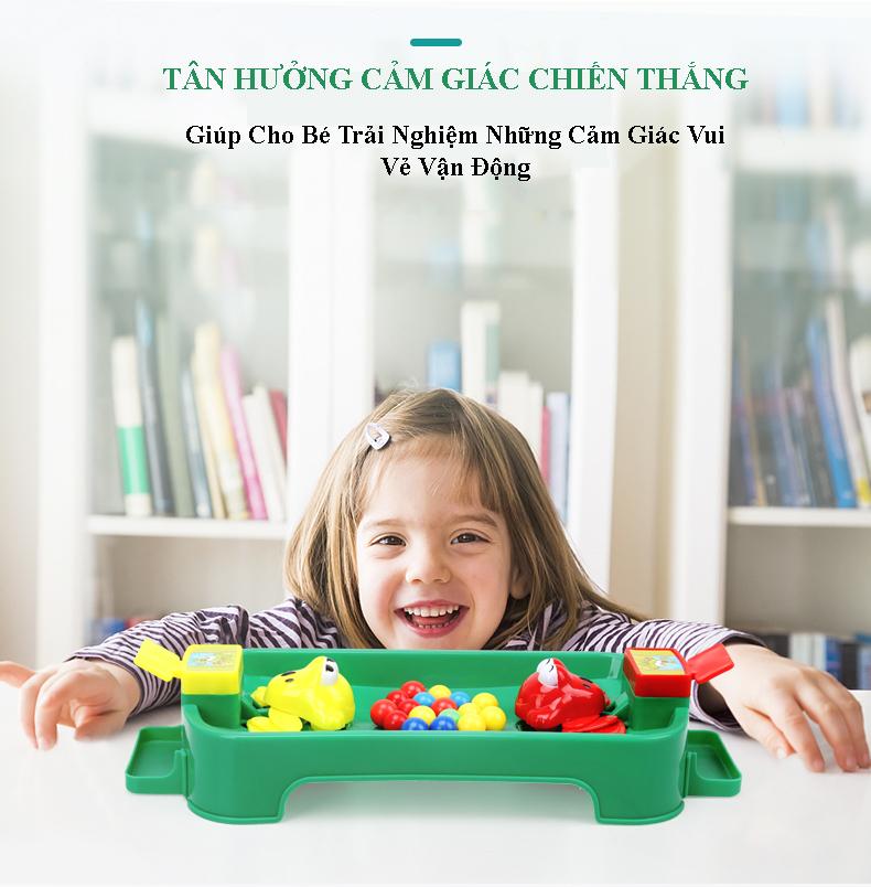 Trò chơi ếch tranh ăn bi dành cho bé 2-3 người