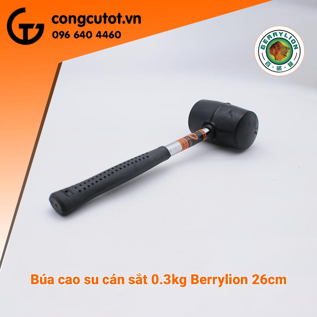Búa cao su cán sắt 0.3kg 26cm Berrylion