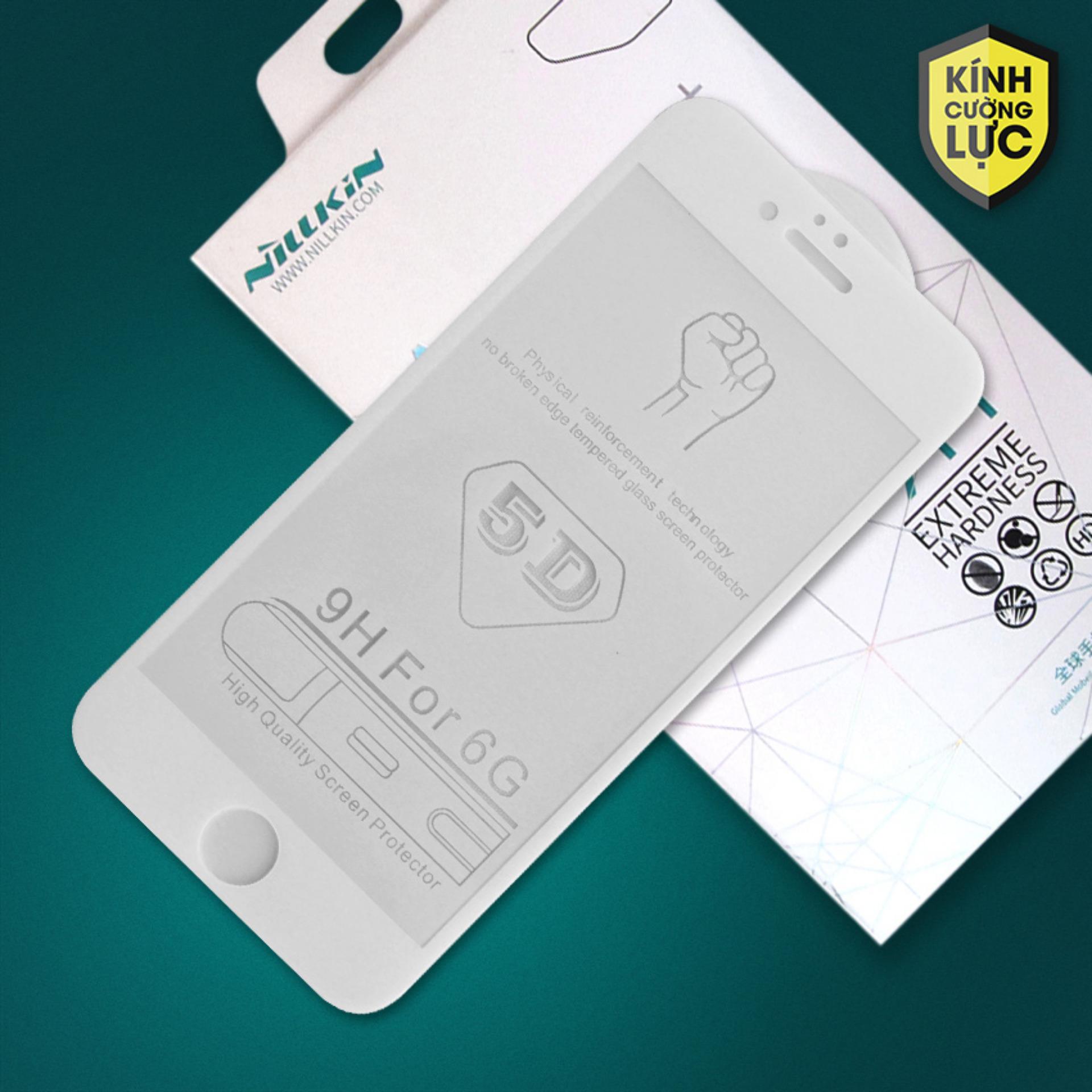 Miếng dán màn hình cường lực iPhone 6 / 6S loại 5D hiệu Nillkin Full