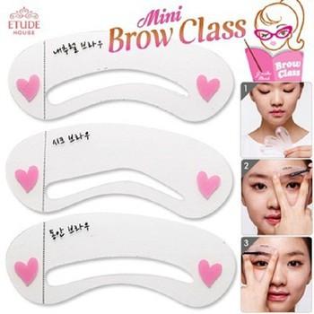 Set 3 khuôn kẻ lông mày brow class