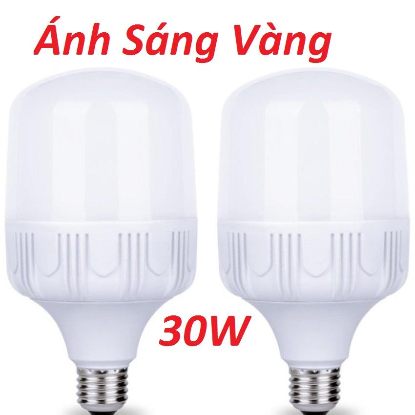 Bộ 2 bóng đèn Led 30W cao cấp ánh sáng Vàng