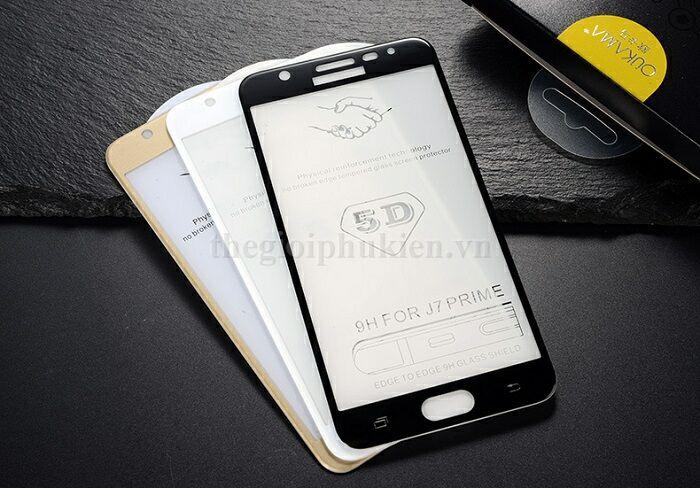 Kính cường lực 5D Full màn hình cao cấp cho Samsung J7 Prime