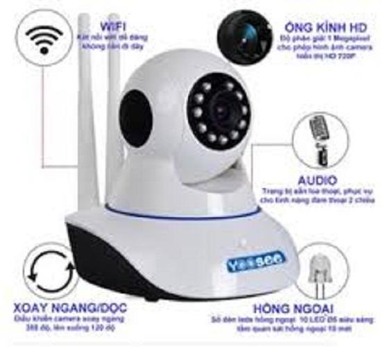 Camera ip 2 dâu yoosee 1.0