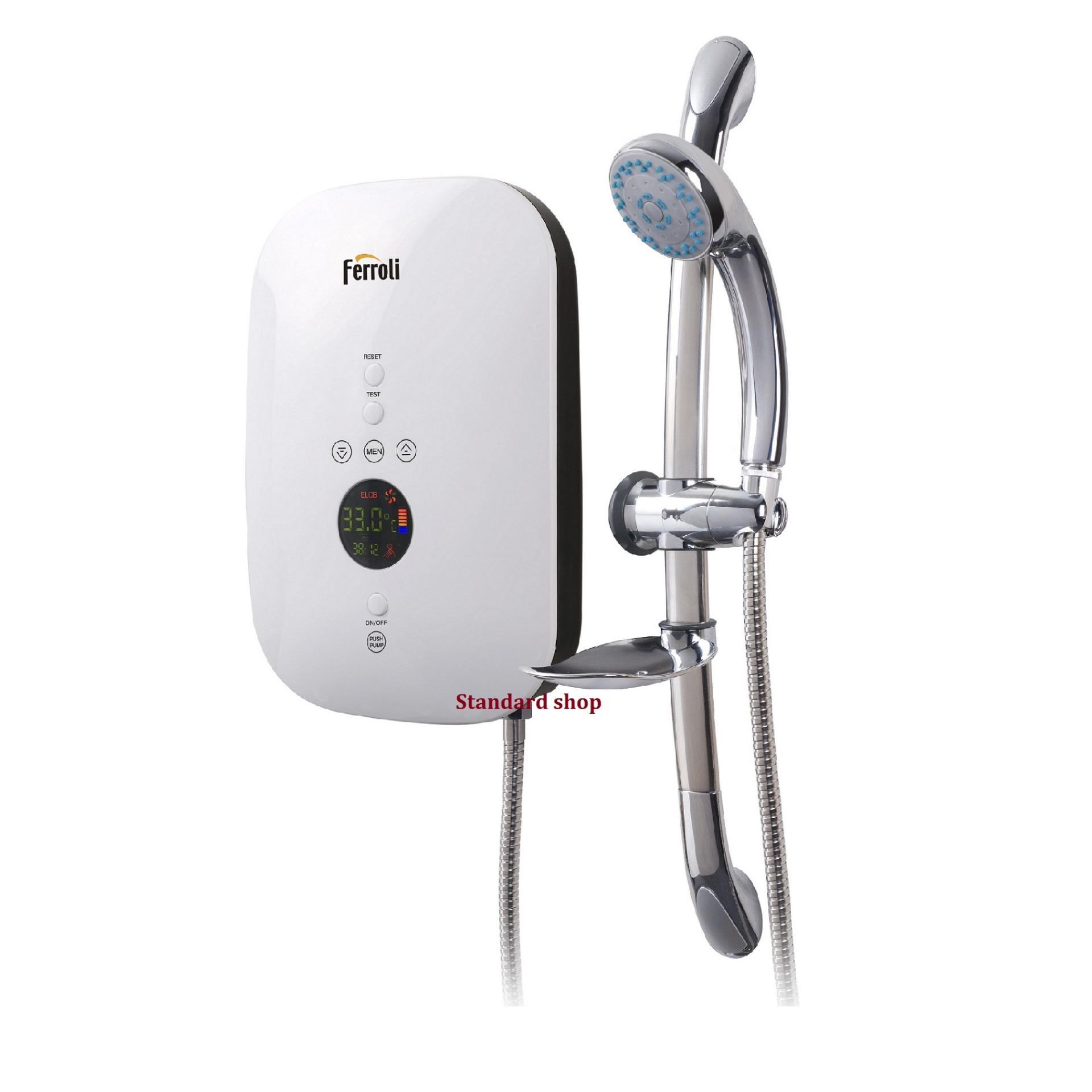 Máy nước nóng trực tiếp có bơm ferroli divo sdp 4.5s