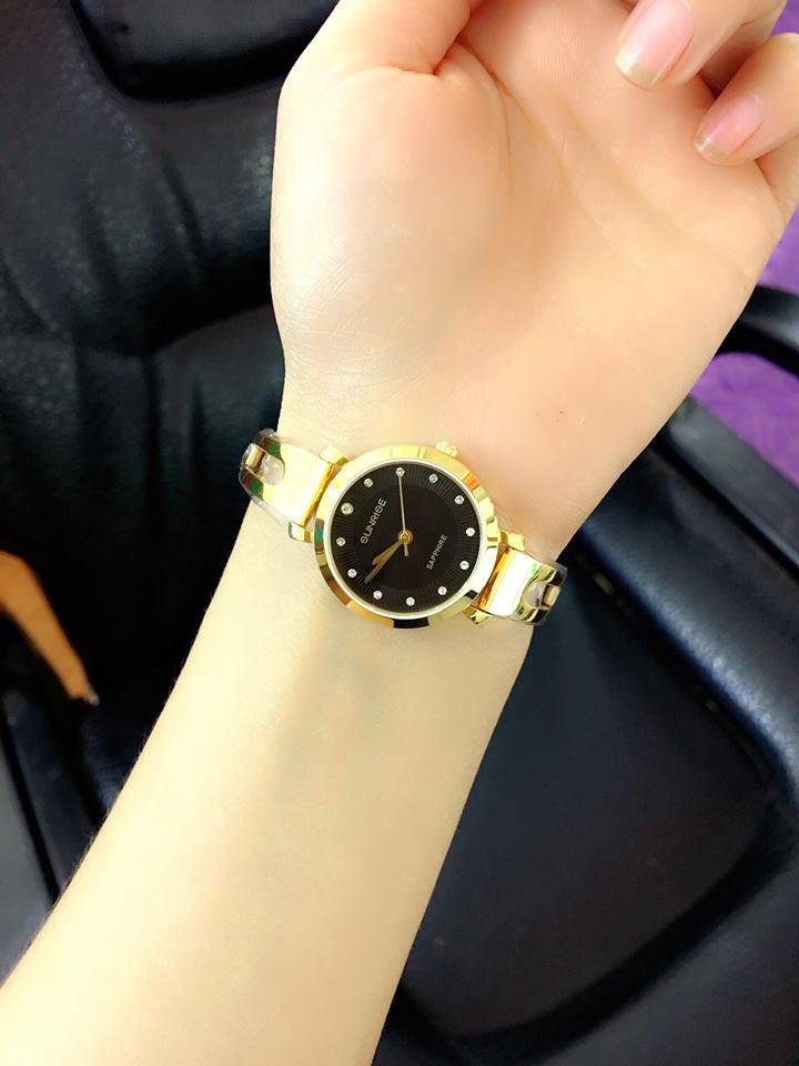 Đồng hồ Nữ Sunrise Cá Tính, Sang Trọng, quà tặng ý nghĩa cho phái đẹp.  hàng nhật , chống xước, chống nước tuyệt đối, hợp kim không phai zỉ.