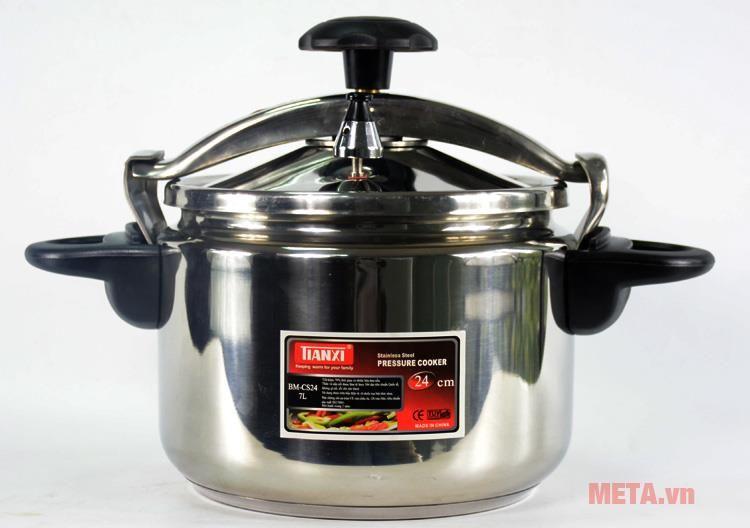 Nồi áp suất inox tianxi bm-cs24 - 7 lít