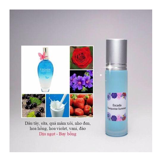 Tinh dầu nước hoa pháp turquoise summer by escada - es07w