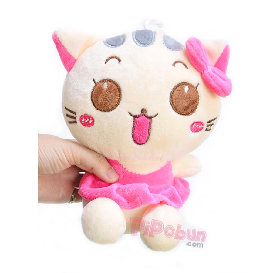 Gấu bông Mèo Kitty mặc váy Pipobun size nhỏ XS - Pipobun