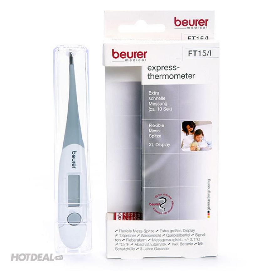 Nhiệt kế điện tử nhỏ đầu mềm Beurer FT15/1