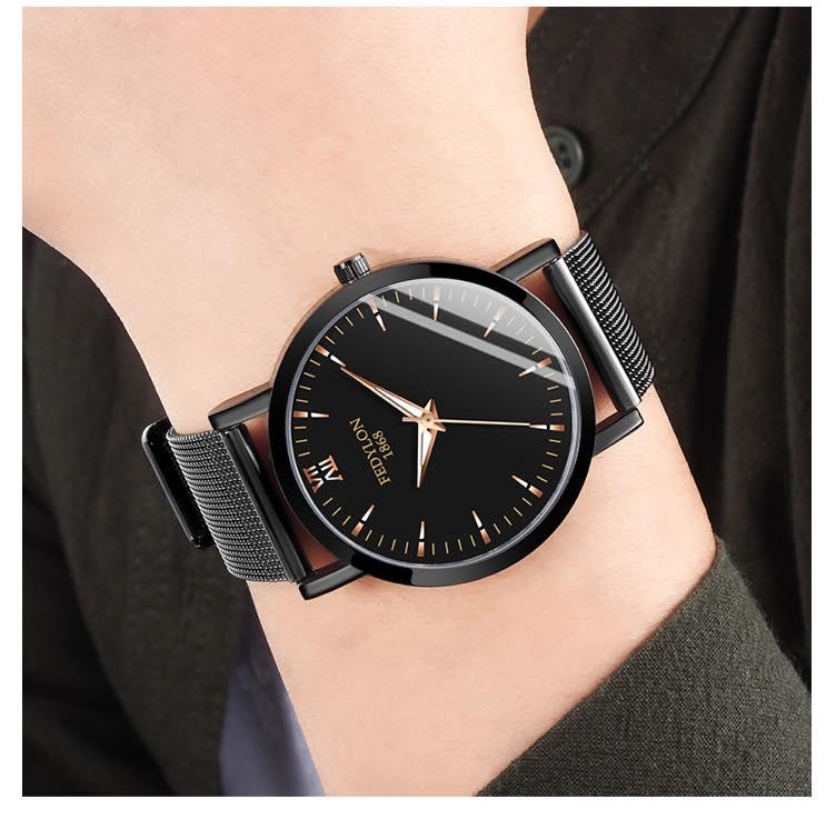 đồng hồ nam dây thép không han rỉ,chống xước,chống nước tuyệt đối