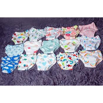 Combo 10 bỏ bỉm xuất hàn 100% cotton 6 lớp size 80 từ 6-11kg
