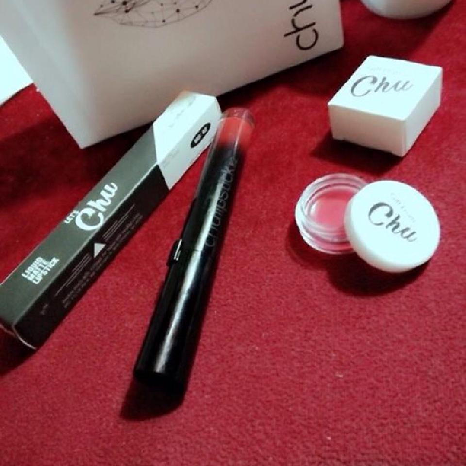 Son kem lì Chu Lipstick Màu 02 02 Đỏ tươi
