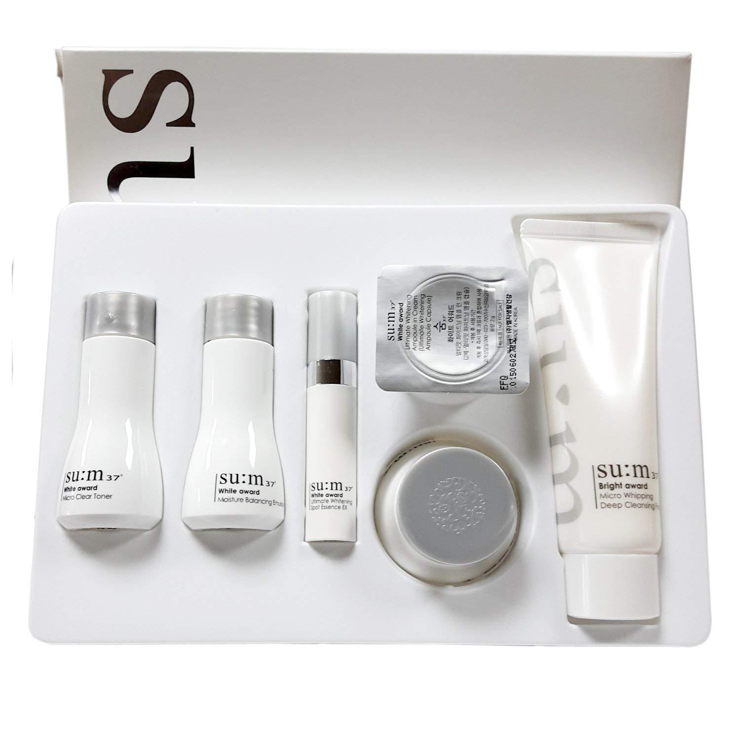 Su:m37˚ set mini 5 món dưỡng trắng trị nám ngọc trai - su:m37˚ white award 5pcs mini