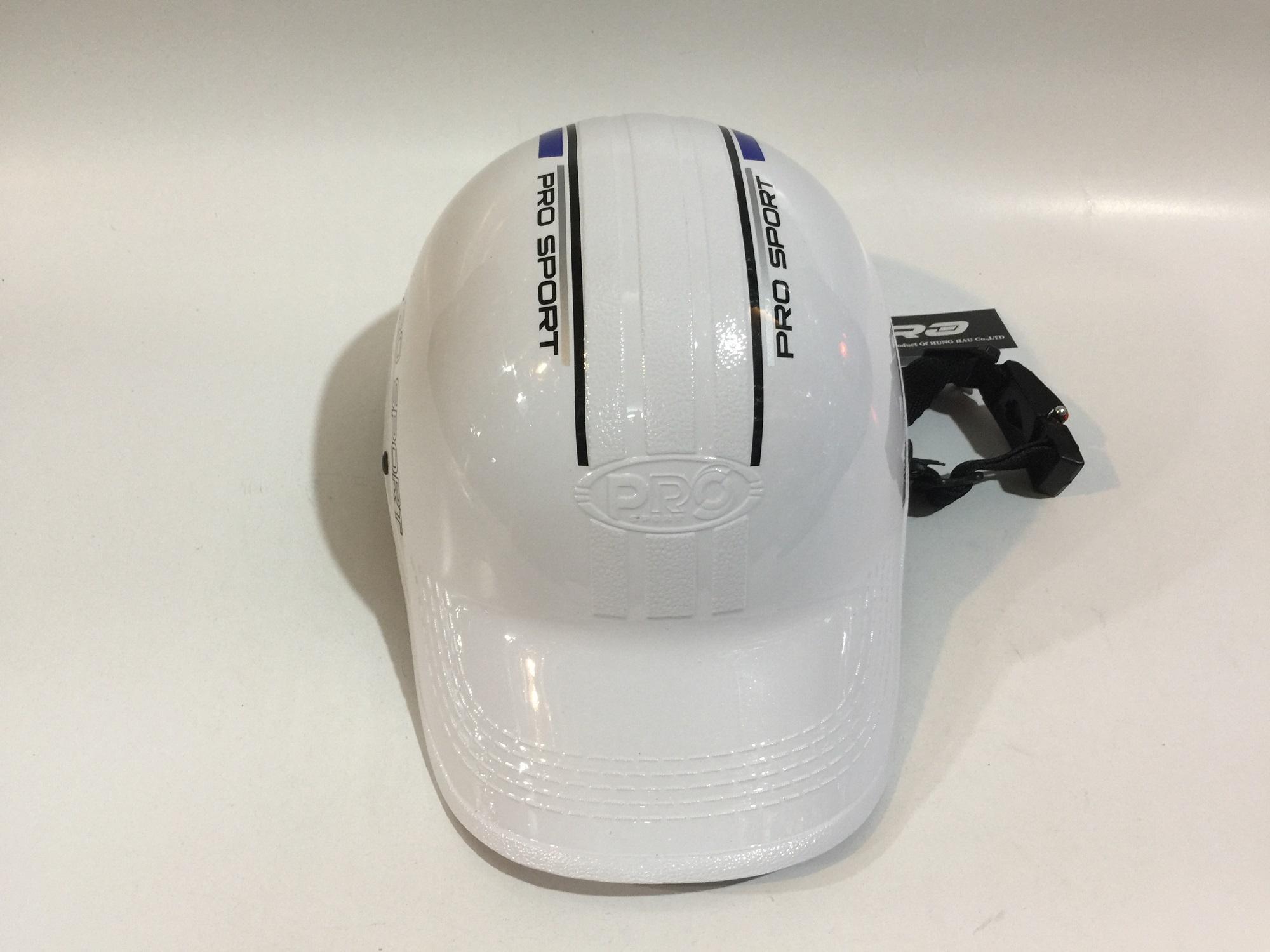 MŨ BẢO HIỂM KIỂU NÓN KẾT CAO CẤP(Trắng)