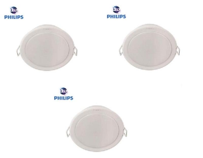 Bộ 3 đèn Philips LED Downlight âm trần 59202 7W (Trắng, Vàng)