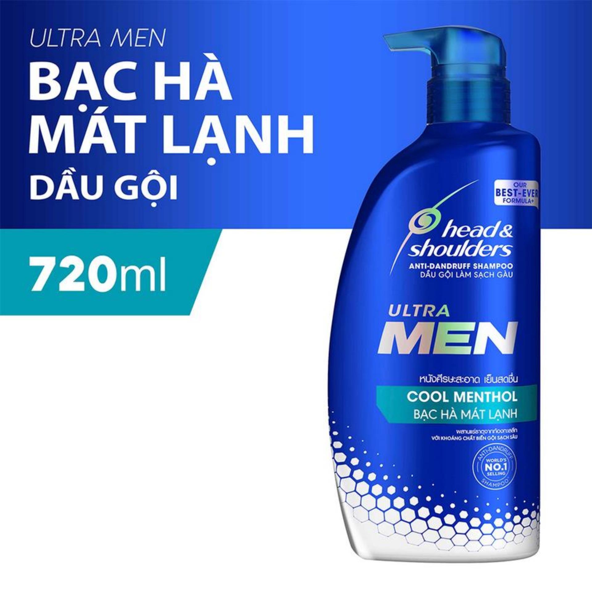 Dầu gội head & shoulders bạc hà mát lạnh 720ml